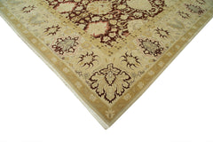 Tebriz Beige Classic Cotton Wool Handmade Area Rug 13'0'' x 17'7''