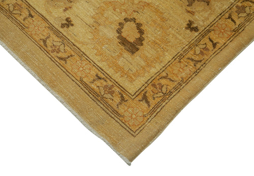 Tebriz Orange Classic Cotton Wool Handmade Area Rug 10'3'' x 15'5''