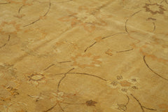 Tebriz Orange Classic Cotton Wool Handmade Area Rug 10'3'' x 15'5''