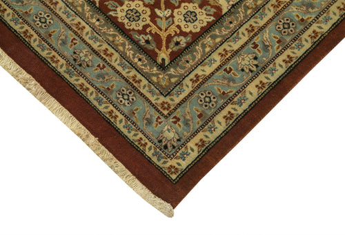 Tebriz Beige Classic Cotton Wool Handmade Area Rug 12'0'' x 17'3''