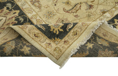 Tebriz Beige Classic Cotton Wool Handmade Area Rug 13'8'' x 19'11''