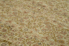 Tebriz Beige Classic Cotton Wool Handmade Area Rug 11'7'' x 17'9''