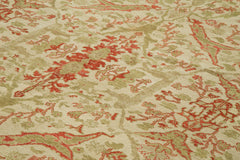 Tebriz Beige Classic Cotton Wool Handmade Area Rug 12'2'' x 15'11''