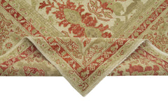 Tebriz Beige Classic Cotton Wool Handmade Area Rug 12'2'' x 15'11''