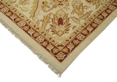 Tebriz Beige Classic Cotton Wool Handmade Area Rug 12'1'' x 18'10''