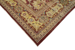 Tebriz Red Classic Cotton Wool Handmade Area Rug 11'11'' x 15'2''