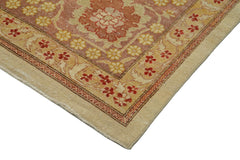 Tebriz Beige Classic Cotton Wool Handmade Area Rug 13'3'' x 17'11''