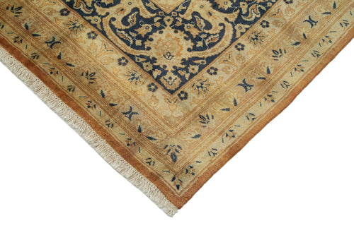 Tebriz Orange Classic Cotton Wool Handmade Area Rug 12'11'' x 17'11''