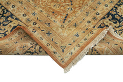 Tebriz Orange Classic Cotton Wool Handmade Area Rug 12'11'' x 17'11''