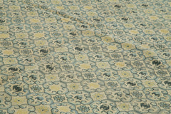 Tebriz Beige Classic Cotton Wool Handmade Area Rug 11'11'' x 17'9''