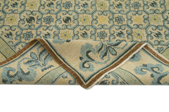 Tebriz Beige Classic Cotton Wool Handmade Area Rug 11'11'' x 17'9''