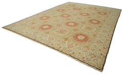 Tebriz Beige Classic Cotton Wool Handmade Area Rug 12'1'' x 16'11''