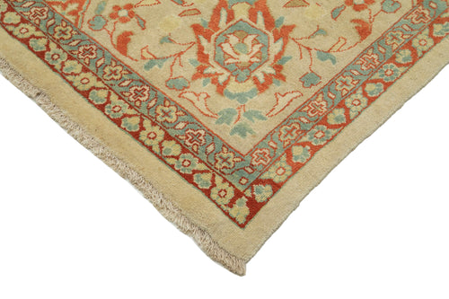 Tebriz Beige Classic Cotton Wool Handmade Area Rug 11'5'' x 17'4''