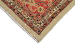 Handmade Area Rug – Classic Beige Turkish Hand Knotted Wool Cotton Carpet 13'9''x17'7''