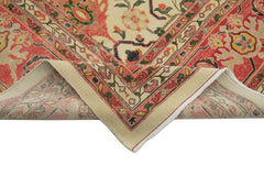 Handmade Area Rug – Classic Beige Turkish Hand Knotted Wool Cotton Carpet 13'9''x17'7''