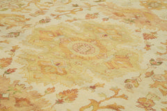 Tebriz Beige Classic Cotton Wool Handmade Area Rug 12'2'' x 14'10''