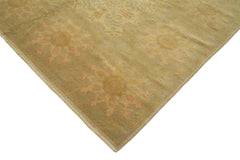 Tebriz Beige Classic Cotton Wool Handmade Area Rug 11'3'' x 15'9''