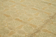 Tebriz Beige Classic Cotton Wool Handmade Area Rug 11'3'' x 15'9''