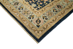 Tebriz Beige Classic Cotton Wool Handmade Area Rug 9'10'' x 13'7''