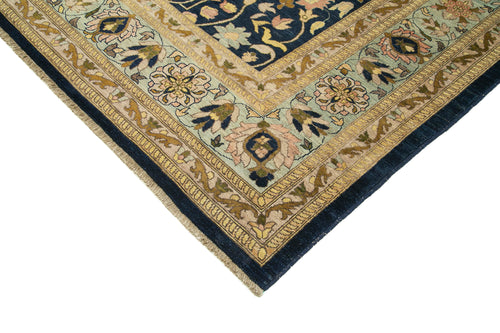 Tebriz Beige Classic Cotton Wool Handmade Area Rug 9'10'' x 13'7''