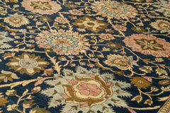 Tebriz Beige Classic Cotton Wool Handmade Area Rug 9'10'' x 13'7''