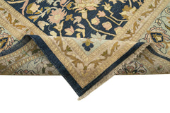 Tebriz Beige Classic Cotton Wool Handmade Area Rug 9'10'' x 13'7''