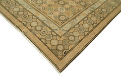 Tebriz Beige Classic Cotton Wool Handmade Area Rug 10'0'' x 13'9''