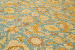 Tebriz Beige Classic Cotton Wool Handmade Area Rug 10'3'' x 14'3''