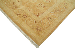 Handmade Area Rug – Classic Beige Wool Cotton Carpet 10'2''x14'4'' by Agacan