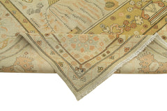 Tebriz Beige Classic Cotton Wool Handmade Area Rug 10'0'' x 13'7''