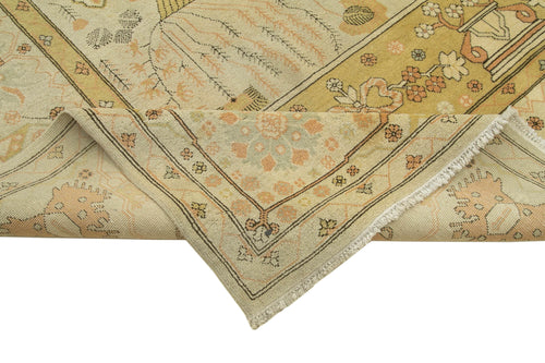 Tebriz Beige Classic Cotton Wool Handmade Area Rug 10'0'' x 13'7''