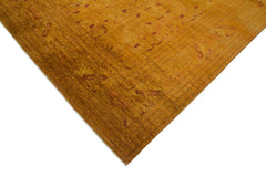 Tebriz Orange Classic Cotton Wool Handmade Area Rug 10'0'' x 15'11''