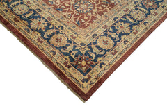 Tebriz Red Classic Cotton Wool Handmade Area Rug 10'0'' x 14'0''