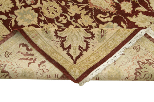 Tebriz Beige Classic Cotton Wool Handmade Area Rug 10'2'' x 14'2''