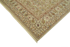 Tebriz Beige Classic Cotton Wool Handmade Area Rug 9'10'' x 13'9''