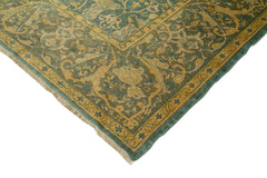 Tebriz Green Classic Cotton Wool Handmade Area Rug 8'11'' x 13'1''