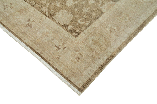 Tebriz Beige Classic Cotton Wool Handmade Area Rug 5'11'' x 9'1''