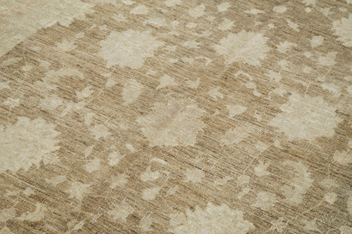 Tebriz Beige Classic Cotton Wool Handmade Area Rug 5'11'' x 9'1''