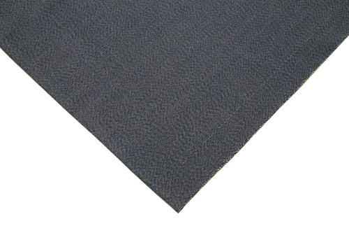 Vintage Flatweave Grey Vintage Cotton Wool Handmade Area Rug 9'1'' x 11'11''