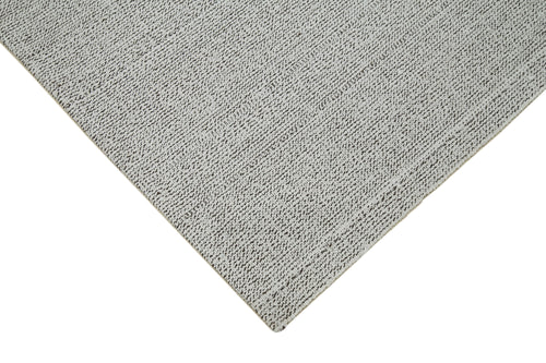 Vintage Flatweave Beige Vintage Cotton Wool Handmade Area Rug 8'11'' x 11'10''