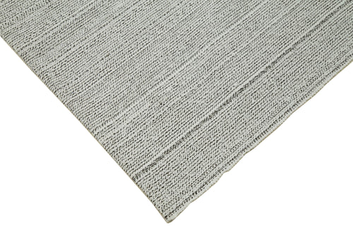 Vintage Flatweave Beige Vintage Cotton Wool Handmade Area Rug 10'0'' x 13'7''