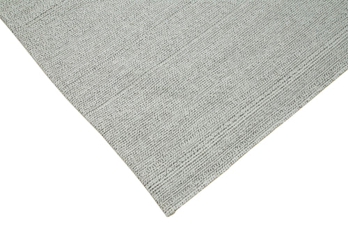 Vintage Flatweave Beige Vintage Cotton Wool Handmade Area Rug 10'0'' x 11'11''