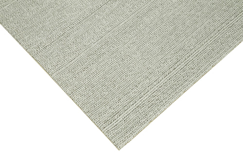 Vintage Flatweave Beige Vintage Cotton Wool Handmade Area Rug 10'0'' x 12'2''