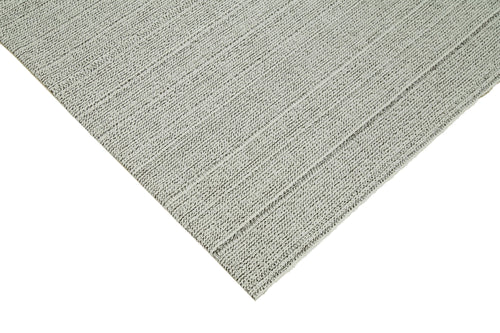 Vintage Flatweave Beige Vintage Cotton Wool Handmade Area Rug 10'0'' x 13'10''
