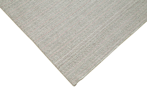 Vintage Flatweave Beige Vintage Cotton Wool Handmade Area Rug 10'0'' x 13'9''