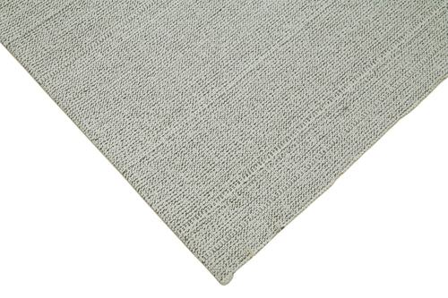 Vintage Flatweave Beige Vintage Cotton Wool Handmade Area Rug 6'9'' x 10'4''