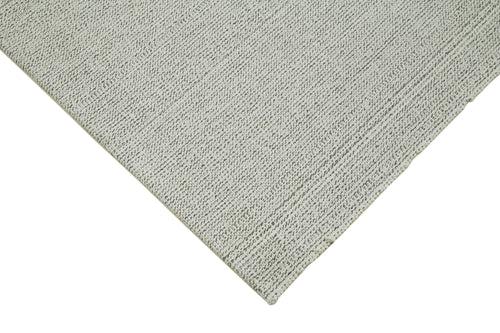 Vintage Flatweave Beige Vintage Cotton Wool Handmade Area Rug 6'8'' x 10'0''