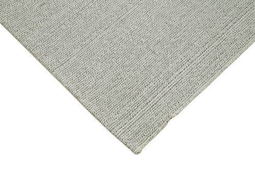 Vintage Flatweave Beige Vintage Cotton Wool Handmade Area Rug 6'8'' x 10'9''