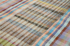 Kirk Yama Grey Patchwork Cotton Wool Handmade Area Rug 7'10'' x 10'4''