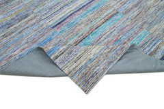 Kirk Yama Grey Patchwork Cotton Wool Handmade Area Rug 6'6'' x 9'10''